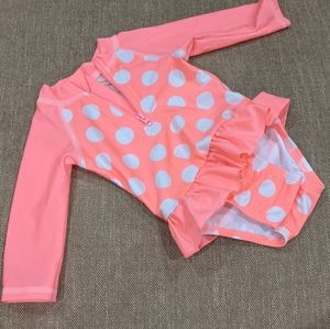 NWOT pink with white polka dots cat & jack